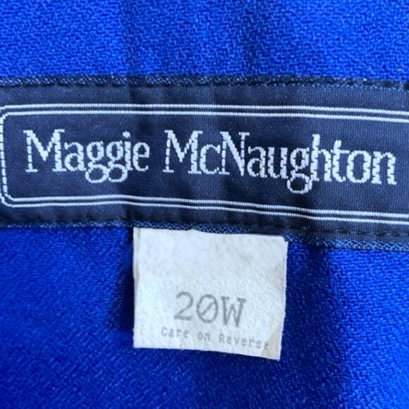 Maggie McNaughton Blazer Women’s Plus Size 20W Ladies Blue - Picture 2 of 5